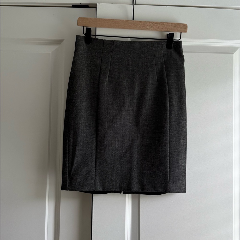 Express Dark Grey Mini Pencil Skirt